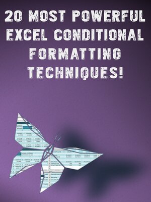 cover image of 20 Most Powerful Conditional Formatting Techniques